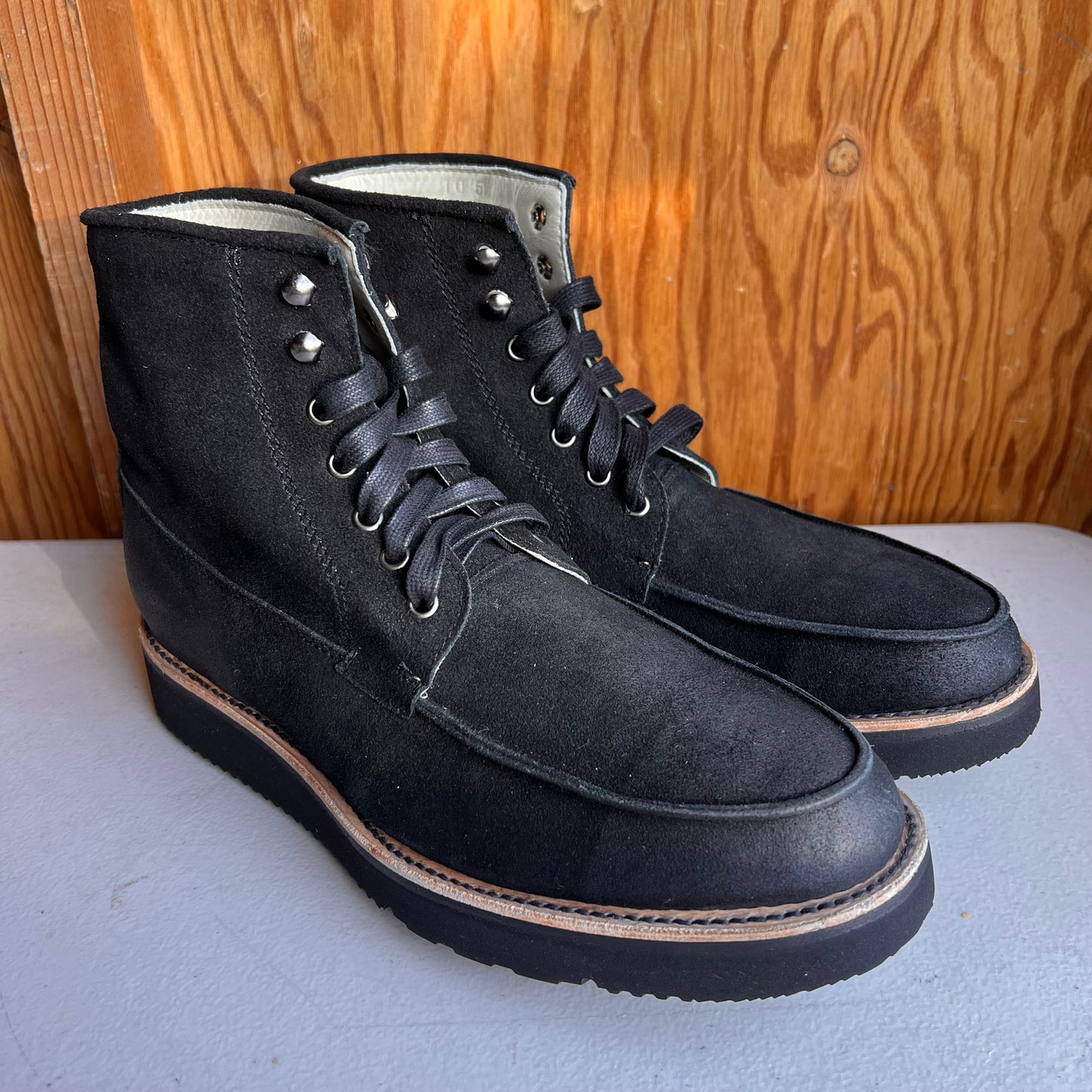 Nomad - Waxed Midnight Suede Size 10.5