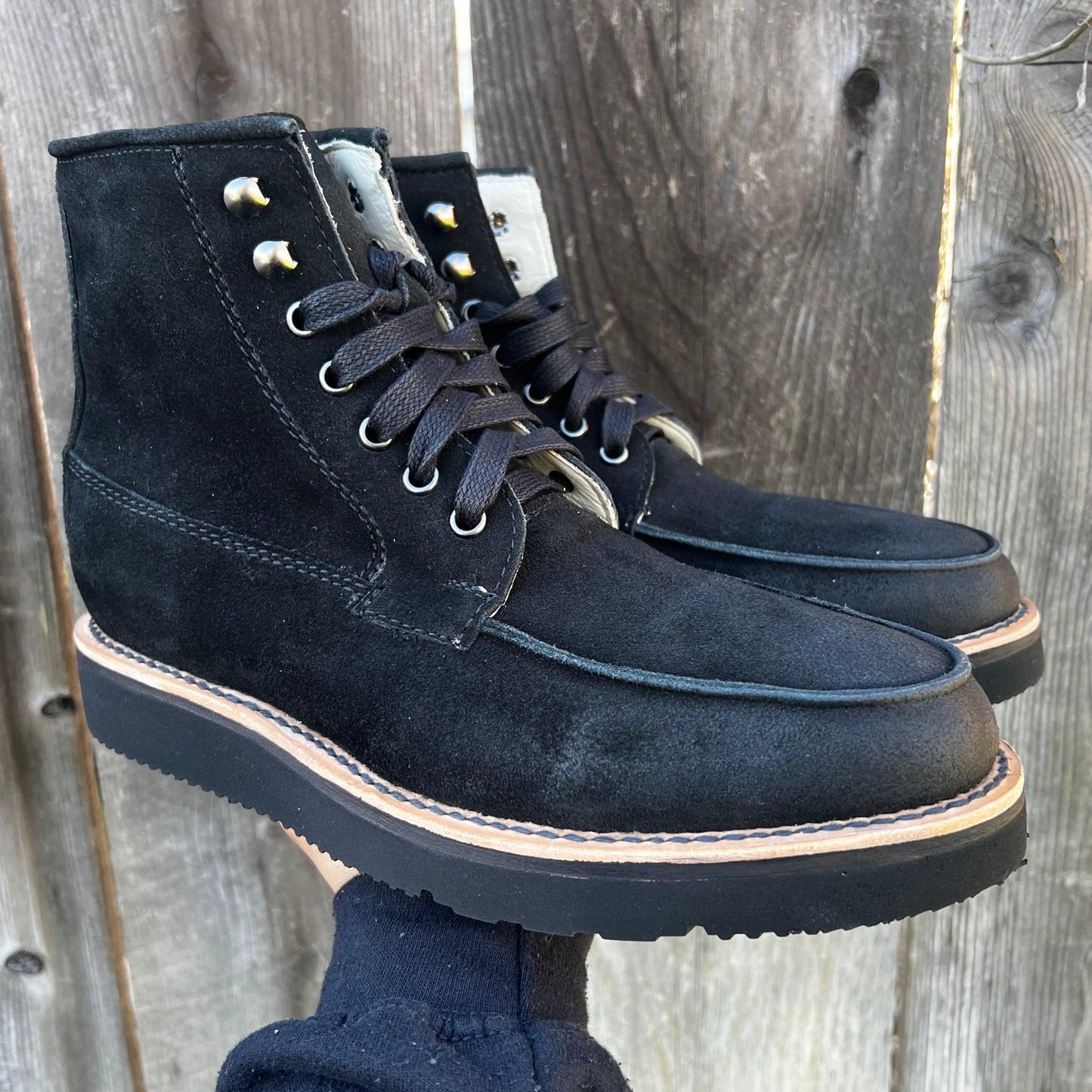 Waxed Suede Midnight Nomad Size 7.5 Item #0804 - DIEVIER